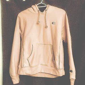 PEACH  COLORED CHAMPION HOODIE